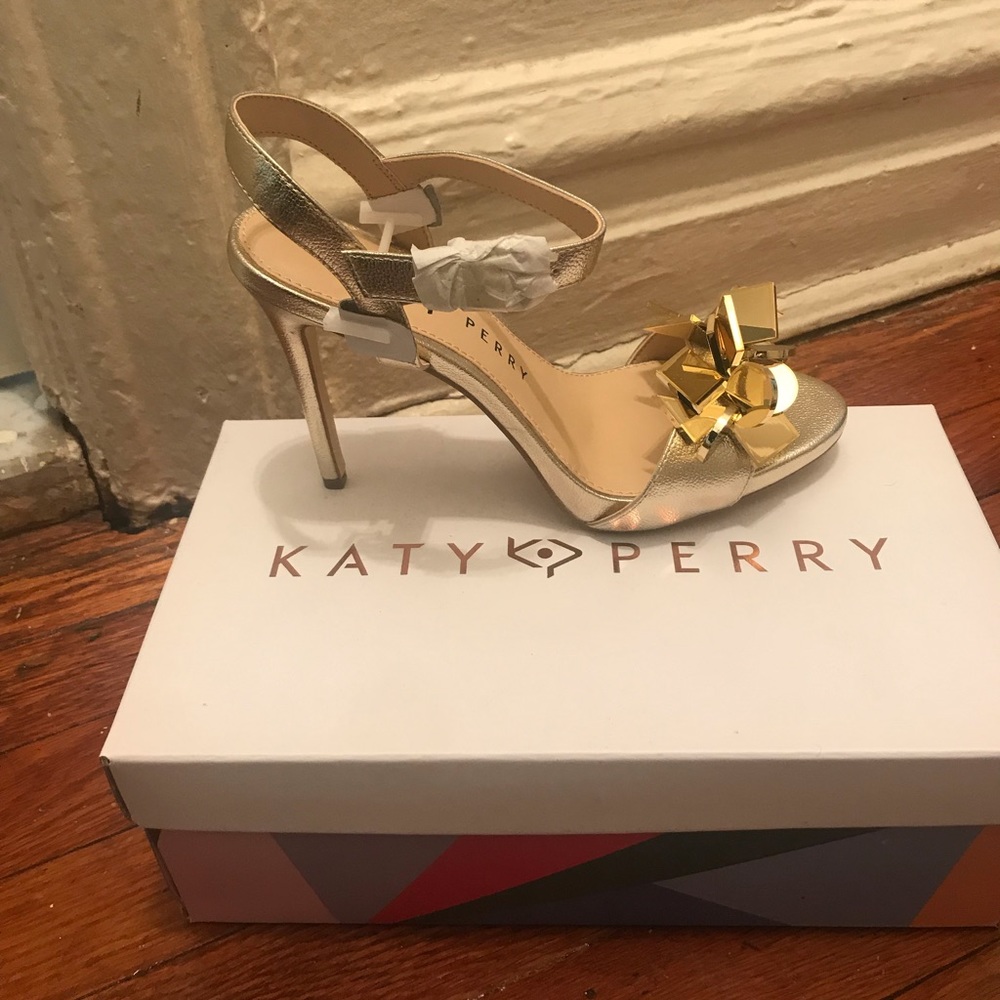 Katy Perry Gold Heels